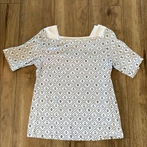 Croft & Barrow anchor top, size L